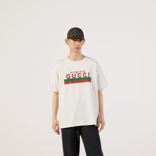 'Original Gucci' print oversize T-shirt - Lux Studios