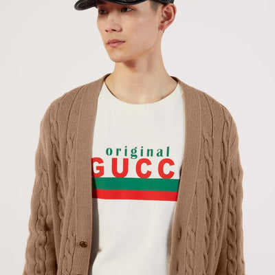 'Original Gucci' print oversize T-shirt - Lux Studios