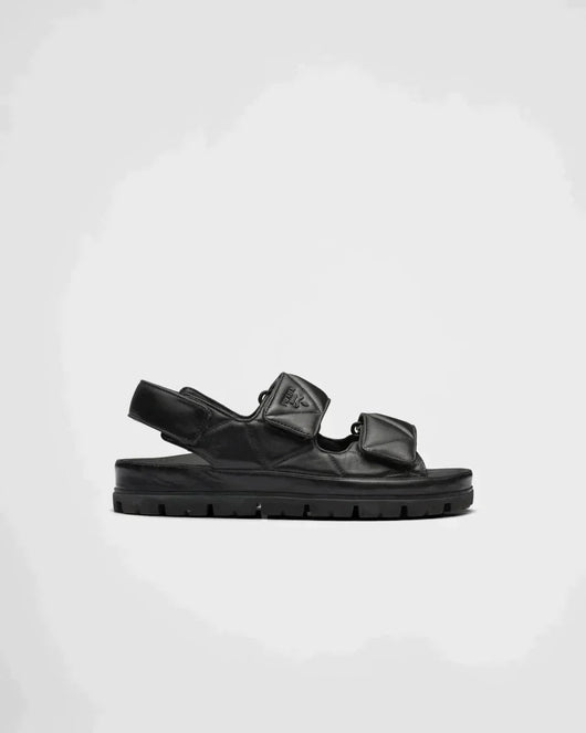 Padded nappa leather sandals - Lux Studios