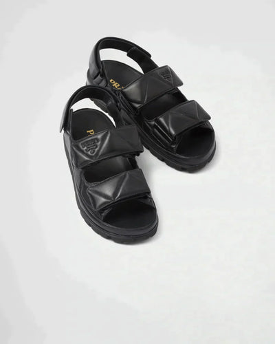 Padded nappa leather sandals - Lux Studios