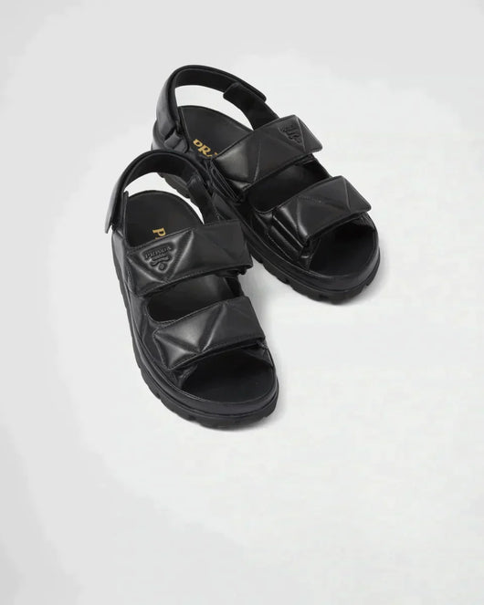 Padded nappa leather sandals - Lux Studios