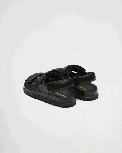 Padded nappa leather sandals - Lux Studios