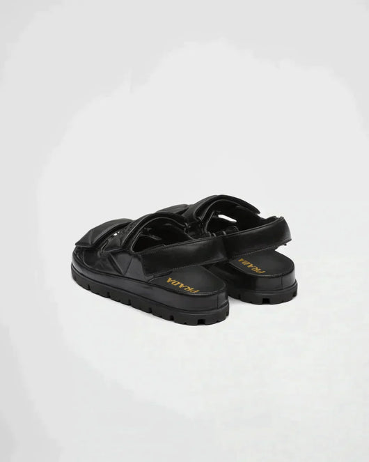 Padded nappa leather sandals - Lux Studios