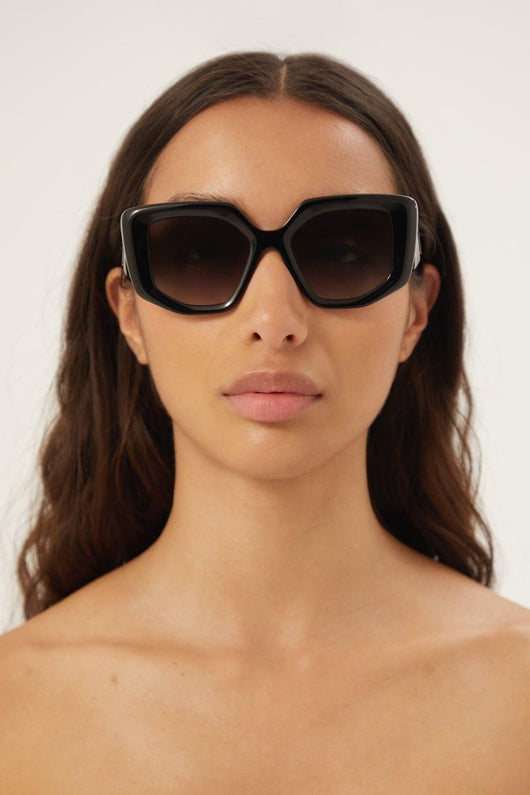Prada black butterfly shape sunglasses - Lux Studios