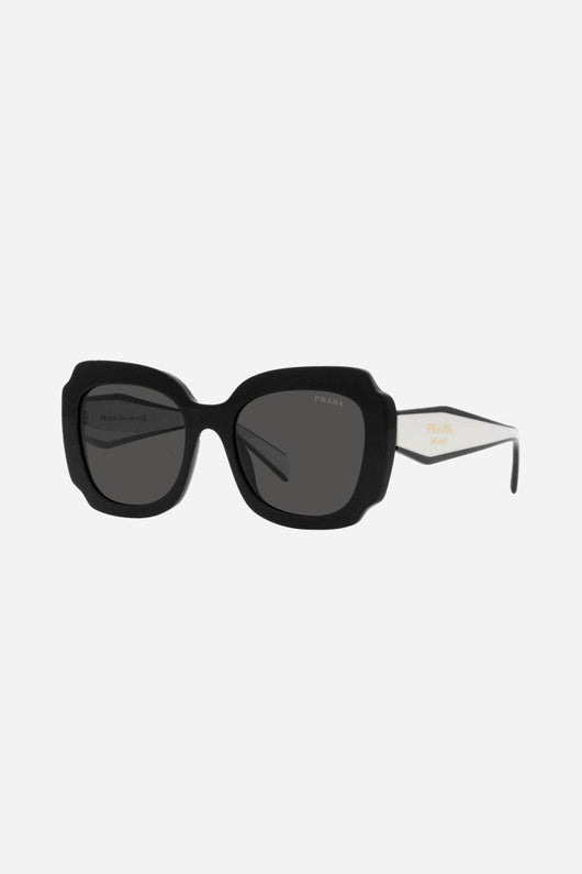 Prada butterfly black and white sunglasses - Lux Studios