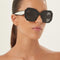 Prada butterfly black and white sunglasses