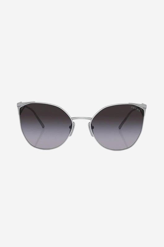 Prada cat-eye silver sunglasses Catwalk - Lux Studios