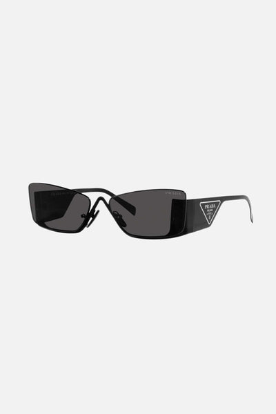 Prada flat top black sunglasses women Catwalk - Lux Studios