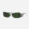 Prada flat top green sunglasses women Catwalk