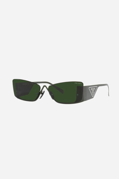 Prada flat top green sunglasses women Catwalk - Lux Studios