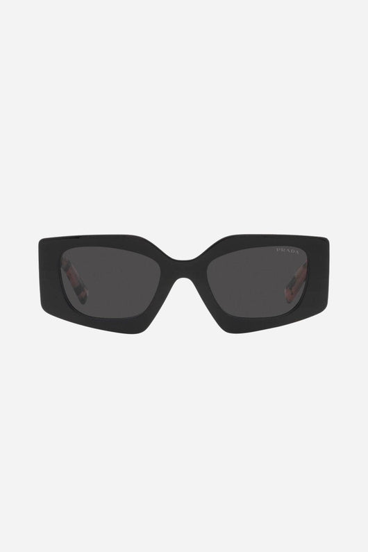 Prada geometrical black sunglasses - Lux Studios