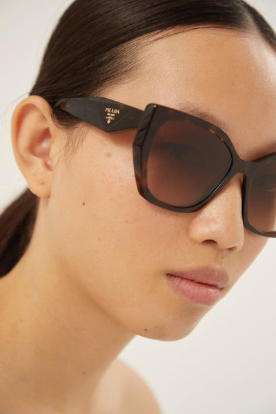 Prada havana butterfly shape sunglasses Catwalk - Lux Studios