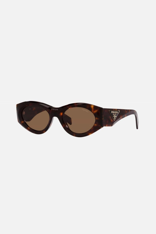 Prada PR20ZS havana bold oval sunglasses - Lux Studios