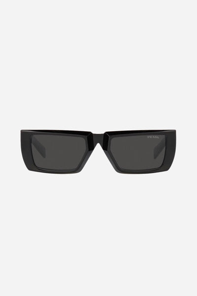 Prada runway squared black sunglasses - Lux Studios