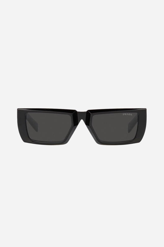Prada runway squared black sunglasses - Lux Studios