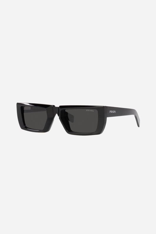 Prada runway squared black sunglasses - Lux Studios
