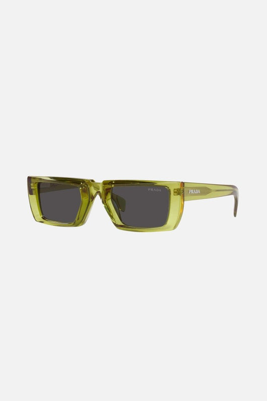Prada runway squared lime sunglasses - Lux Studios