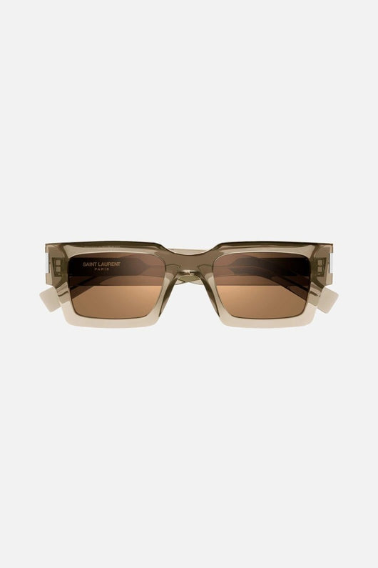 PRE ORDER Avail. July 23 - Saint Laurent bold crystal squared sunglasses - Lux Studios