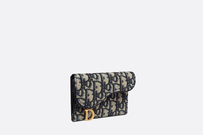 SADDLE COSMOS ZIPPED CARD HOLDER