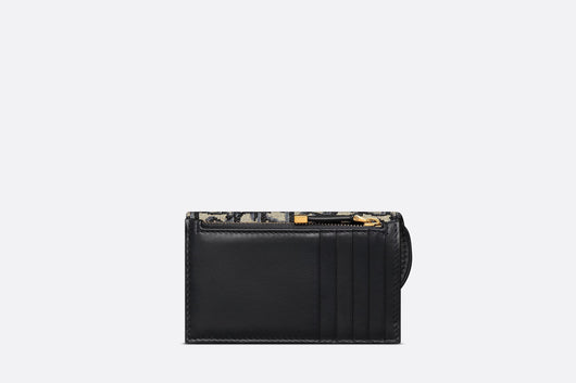 SADDLE COSMOS ZIPPED CARD HOLDER