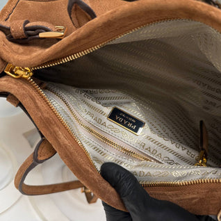 Bonnie nubuck leather handbag