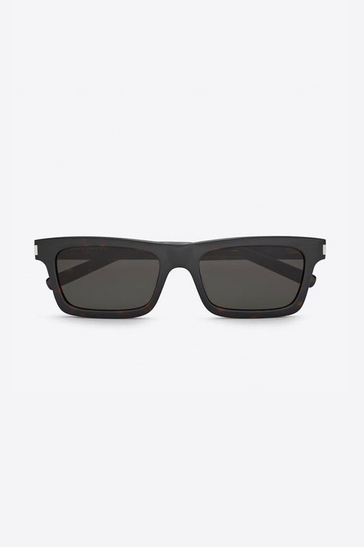 Saint Laurent angular havana grey UNISEX sunglasses - Lux Studios