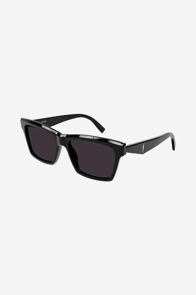 Saint Laurent black rectangular shape sunglasses - Lux Studios