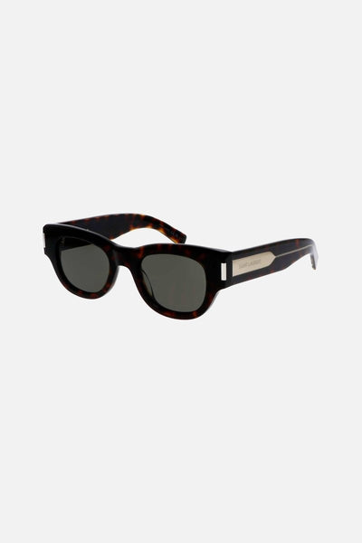 Saint Laurent bold almond havana sunglasses - Lux Studios