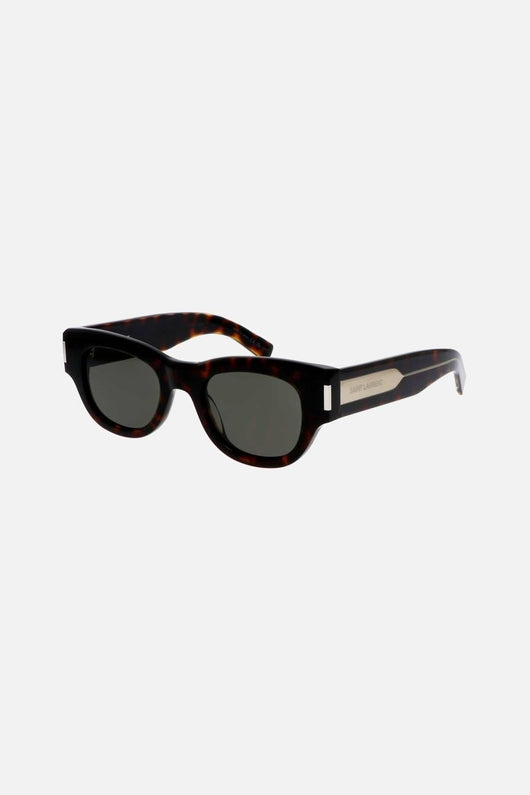 Saint Laurent bold almond havana sunglasses - Lux Studios