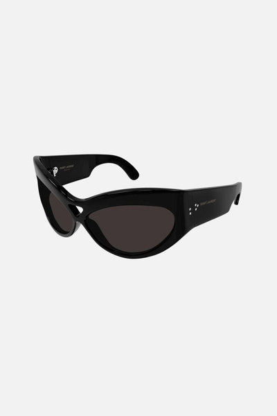 Saint Laurent bold black wrap around sunglasses - Lux Studios