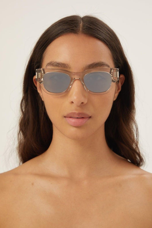 Saint Laurent bold oval crystal sunglasses - Lux Studios