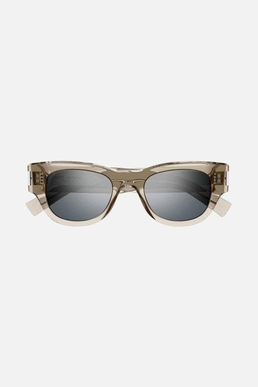 Saint Laurent bold oval crystal sunglasses - Lux Studios