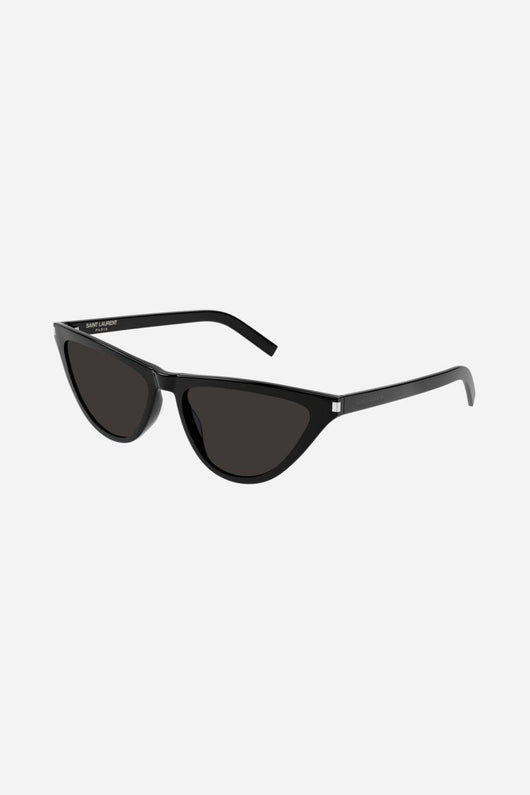 Saint Laurent cat eye black slim sunglasses - Lux Studios