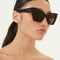 Saint Laurent cat eye bold black sunglasses