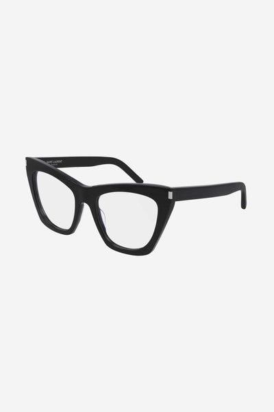 Saint Laurent cat eye kate angular black frame - Lux Studios