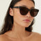 Saint Laurent cat eye YSL black sunglasses