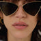Saint Laurent gold cat-eye sunglasses