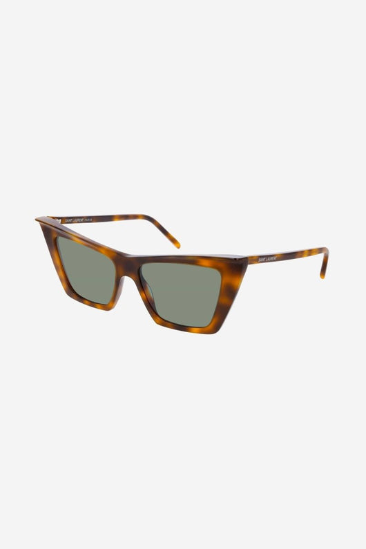 Saint Laurent iconic sharp cat-eye havana sunglasses - Lux Studios