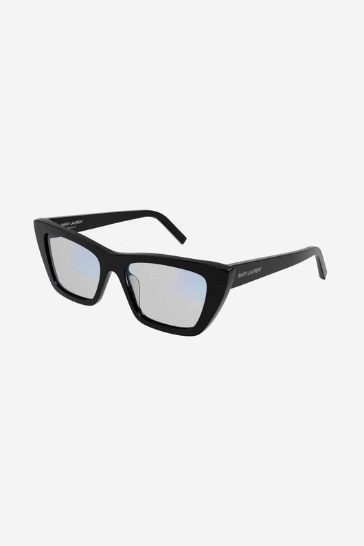 Saint Laurent mica black blue light frame - Lux Studios