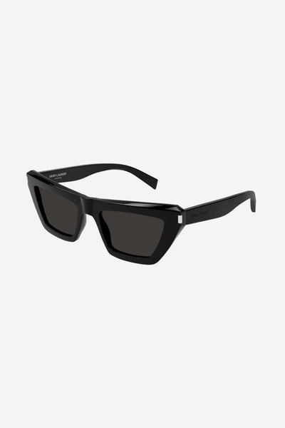 Saint Laurent narrow black cat eye sunglasses - Lux Studios