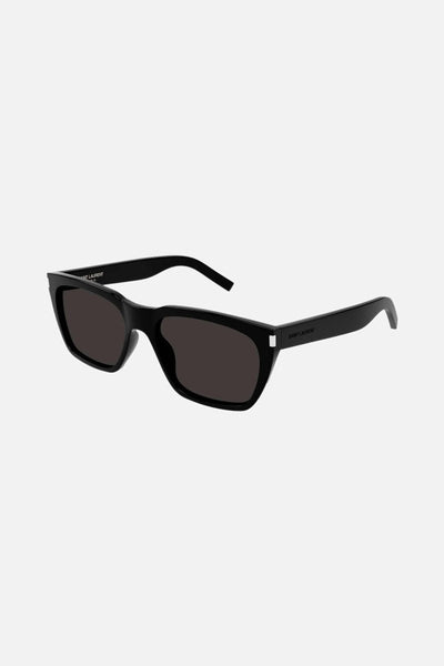 Saint Laurent oversized rectangular black sunglasses - Lux Studios
