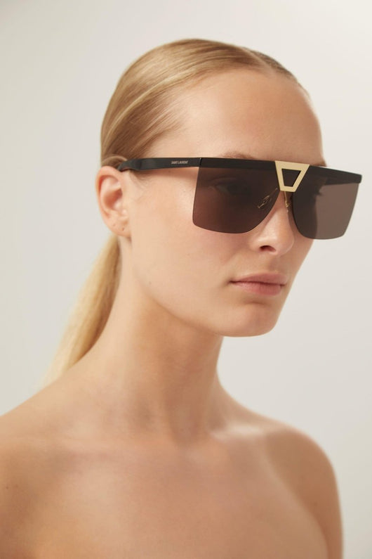 Saint Laurent Palace mask sunglasses - Lux Studios