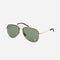 Saint Laurent pilot gradient green lenses sunglasses