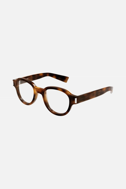 Saint Laurent round bold havana frame - Lux Studios