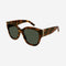 Saint Laurent SL M95 oversized havana cat eye sunglasses