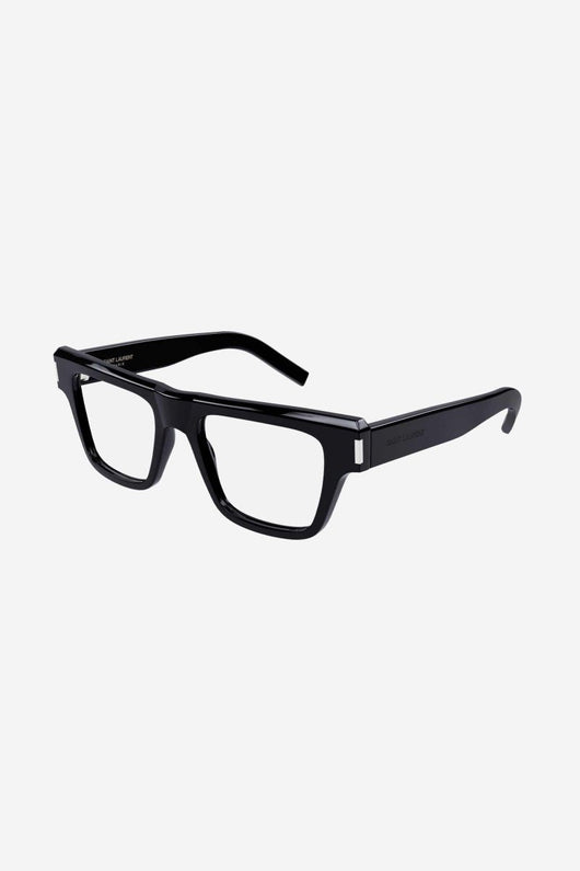 Saint Laurent squared black angular frame - Lux Studios
