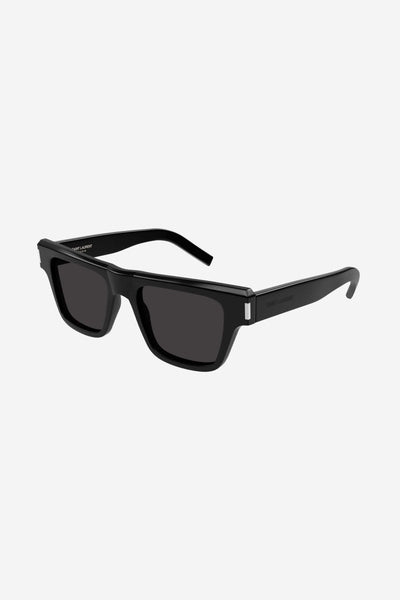 Saint Laurent squared black angular sunglasses - Lux Studios