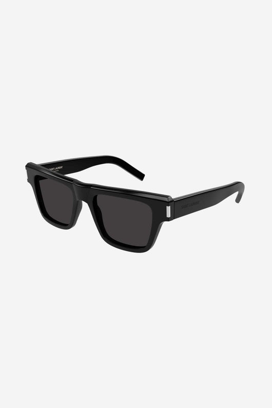 Saint Laurent squared black angular sunglasses - Lux Studios