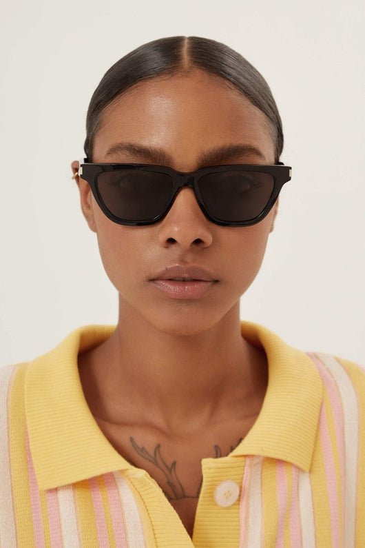 Saint Laurent SULPICE angular cat-eye UNISEX sunglasses - Lux Studios