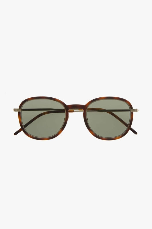 Saint Laurent UNISEX combined panthos gold havana sunglasses - Lux Studios